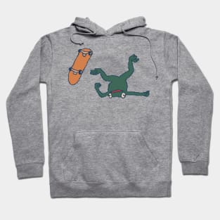 Skateboarding Frog Hoodie